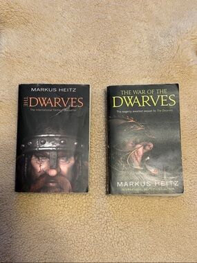 The Dwarves and The War Of The Dwarves  novels by Markus Heitz